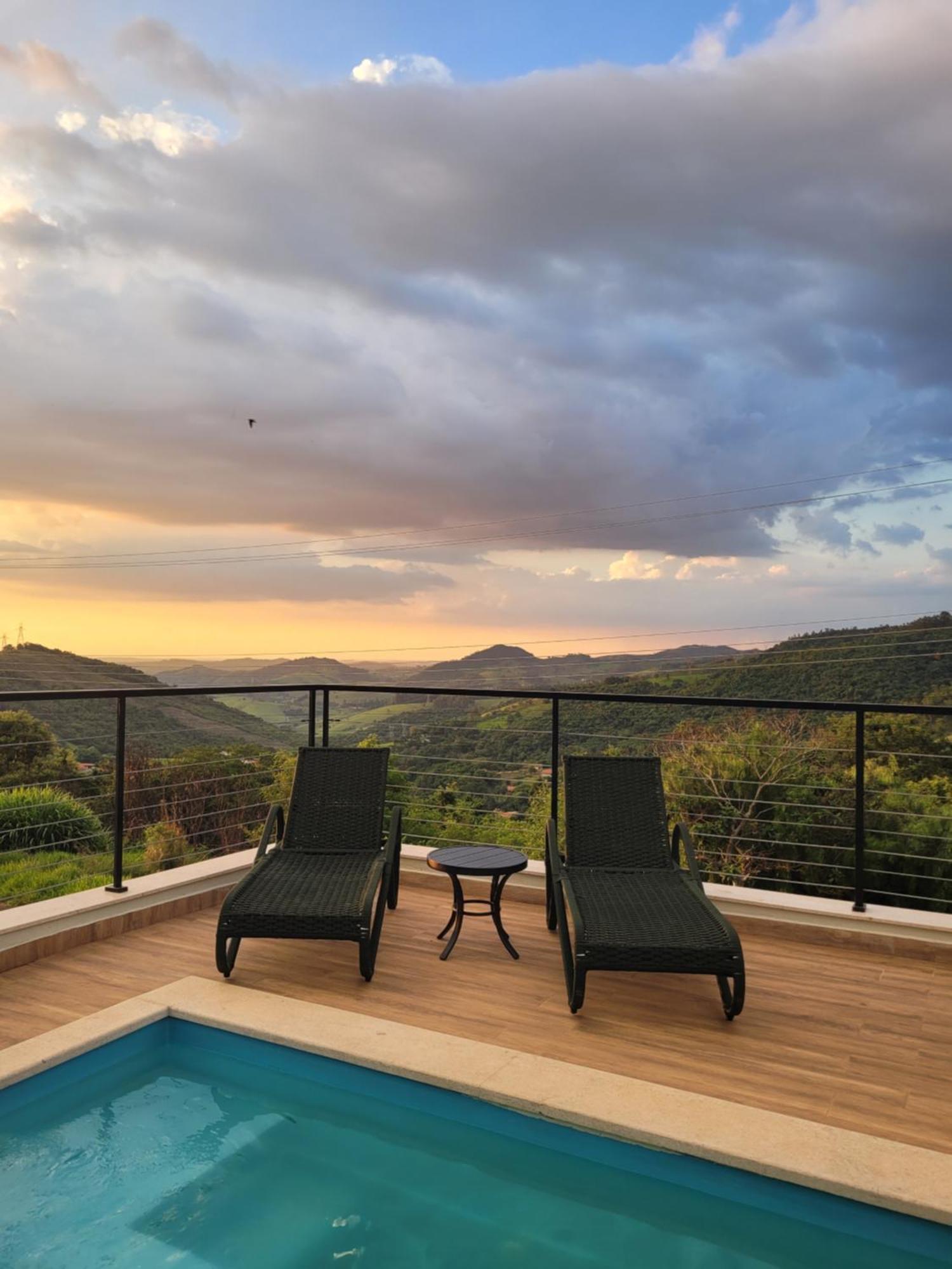 Casa Nova, Piscina E Vista Para As Montanhas Villa Águas de Lindóia Екстериор снимка